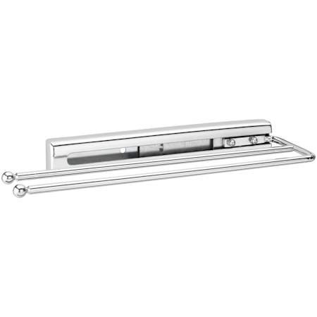 Rev-A-Shelf Sink Classics 12-7/8" Under Sink Sliding Pull Out Double Kitchen Towel Bar Chrome