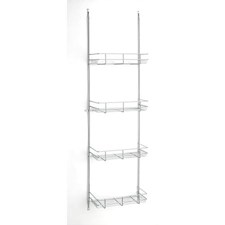 Rev-A-Shelf Classic 12-1/4"W Wall or Door Mount Linen Storage Bathroom Grooming Organizer Rack Chrome