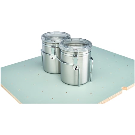 Rev-A-Shelf Wood Classics 6-1/2" Drop-In Chrome Cannisters for 4DPS Peg Boards Chrome