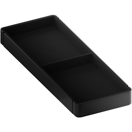 Rev-A-Shelf Edge 6-1/2" Wide 2-Compartment Tray Organizer for 16" Depth Edge Modular Closet Systems Manganese