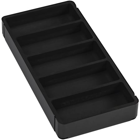 Rev-A-Shelf Edge 13-1/16" Deep 5-Compartment Tray Organizer for 16" Depth Edge Modular Closet Systems Manganese