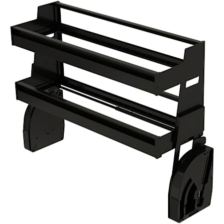 Rev-A-Shelf Modern 34-3/4" Wide Pull or Swing Out Shelf Frame Black