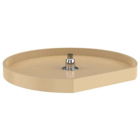 Rev-A-Shelf Classic 1 Shelf 22" D Shaped Lazy Susan with Hub - Shelf ONLY Almond