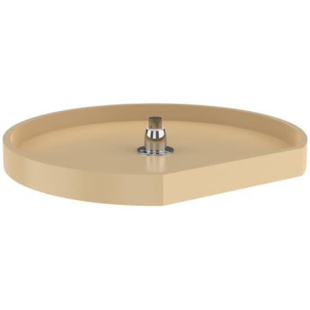 Rev-A-Shelf Classic 1 Shelf 22" D Shaped Lazy Susan with Hub - Shelf ONLY Almond