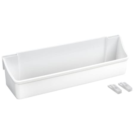 Rev-A-Shelf Classic Pack of (2) - 13-3/4"W Polymer Door or Wall Mount Cabinet Storage Organizer Bins - Pack of 2 White