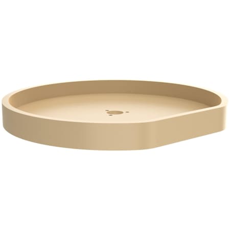 Rev-A-Shelf Classic 20" Polymer D Shaped Lazy Susan Shelf - Shelf ONLY Almond