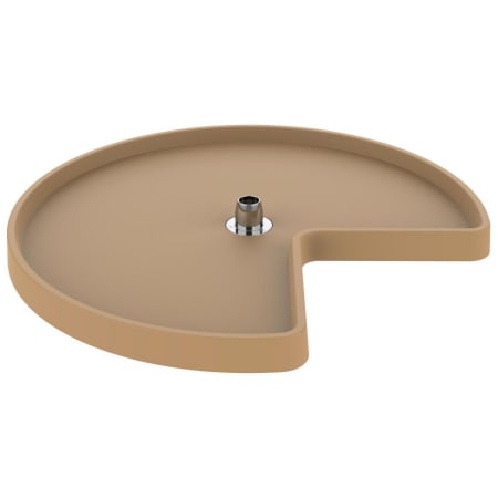 Rev-A-Shelf Classic 28" Polymer Kidney 1-Shelf Lazy Susan Shelf for Corner Base Cabinets (No Post Included) Almond