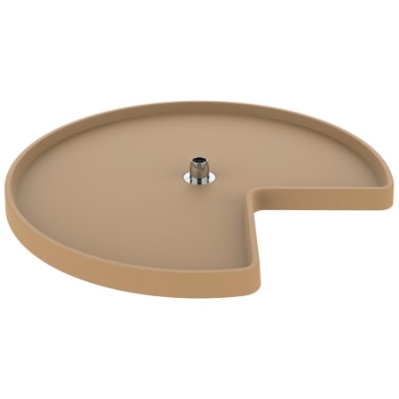 Rev-A-Shelf Classic 32" Polymer Kidney 1-Shelf Lazy Susan Shelf for Corner Base Cabinets (No Post Included) Almond