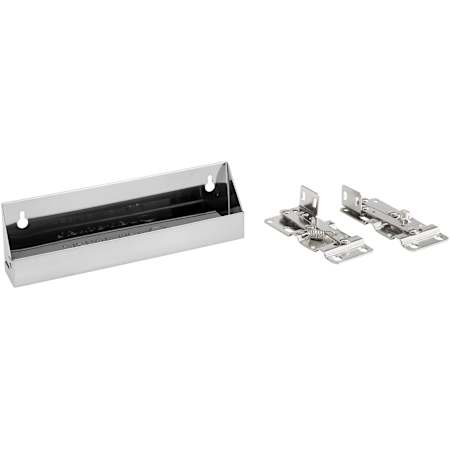 Rev-A-Shelf Sink Classics 10"W Stainless Steel Slim Tip Out Sink Sponge Tray with Hinges for Sink Base Cabinets Stainless Steel