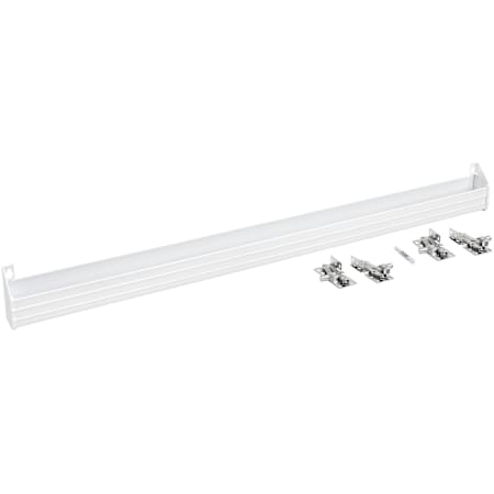 Rev-A-Shelf Sink Classics 36" Polymer Trim to Fit Slim Tip Out Sink Sponge Tray with Soft Close Hinges for Sink Base Cabinets White