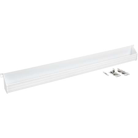 Rev-A-Shelf Sink Classics 36"W Polymer Trim to Fit Slim Tip Out Sink Sponge Tray with Hinges for Sink Base Cabinets White