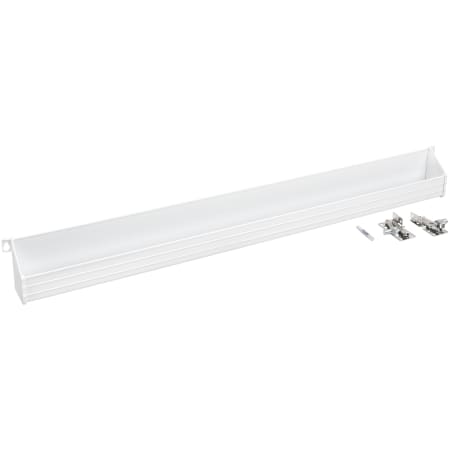 Rev-A-Shelf Sink Classics 36"W Polymer Trim to Fit Slim Sink Tip Out Tray with Soft Close Hinges for Sink Base Cabinets White