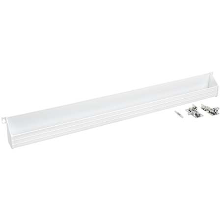 Rev-A-Shelf Sink Classics 36"W Polymer Trim to Fit Slim Sink Tip Out Tray with Soft Close Hinges for Sink Base Cabinets White