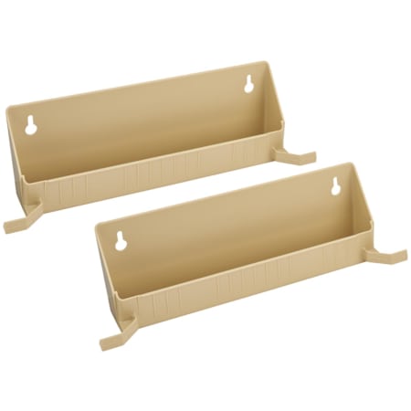 Rev-A-Shelf Sink Classics Set of (2) - 12-1/2" Polymer Tip Out Sink Sponge Tray with Tab Stops for Sink Base Cabinets - Hinges Sold Separately Almond