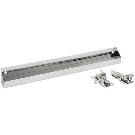 Rev-A-Shelf Sink Classics 25"W Stainless Steel Tip Out Sink Sponge Tray with Soft Close Hinges for Sink Base Cabinets Polished Chrome