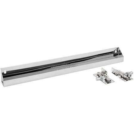 Rev-A-Shelf Sink Classics 28"W Stainless Steel Tip Out Sink Sponge Tray with Soft Close Hinges for Sink Base Cabinets Polished Chrome