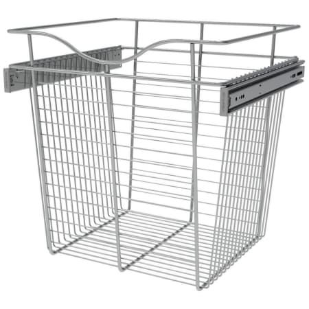 Rev-A-Shelf Classic Closet 18"W x 16"D x 18"H Wire Frame Slide Out Deep Closet Basket for Custom Closet Systems Chrome