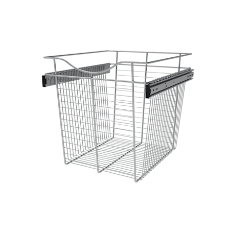 Rev-A-Shelf Classic Closet Pack of (3) 18" Tall Wire Pullout Basket for 20" Deep Closet Polished Chrome