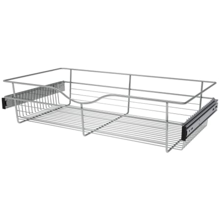 Rev-A-Shelf Classic Closet 30"W x 16"D x 7"H Slide Out Pull Out Closet Basket Drawer for Custom Closet Systems Chrome