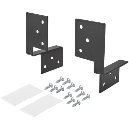 Rev-A-Shelf Classic Closet 1-13/16" Jewelry Drawer Door Mount Kit Brackets for CJD Series Drawer - Pack of 2 Black