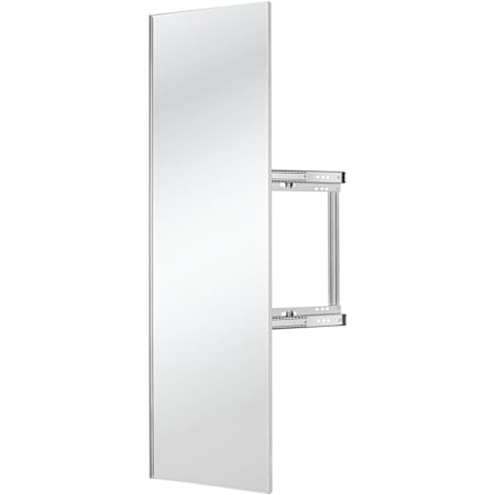 Rev-A-Shelf Sidelines Classic Closet 13-1/2" X 47-1/4" Pivot Pull Out Swivel Full Length Closet Mirror with Soft Close Silver