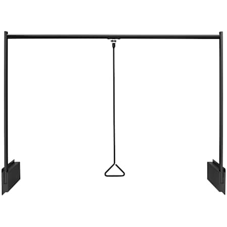 Rev-A-Shelf Sidelines 18" to 48"W Adjustable and Trim to Fit Pull Down Closet Rod for Custom Closet Systems Black