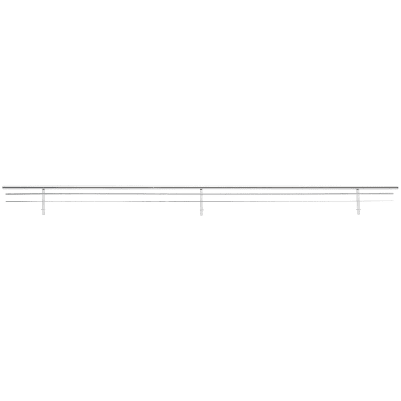 Rev-A-Shelf CSR Series 35 Inch Wire Shoe Rail Chrome