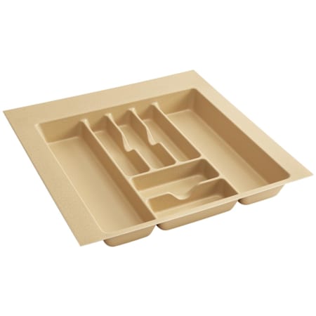 Rev-A-Shelf Value Line 21-3/4"W Polymer Trim to Fit Cutlery Silverware Tray Drawer Insert Organizer Almond