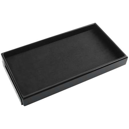 Rev-A-Shelf Classic Closet 24" Velvet Lined Slide Out Jewelry Organizer Drawer System with Soft Close Slides Black