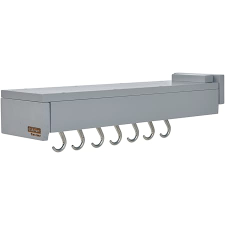 Rev-A-Shelf Glideware 6"W Pull Out Cookware Pots and Pan Hanging Rack Slide Out Organizer for Base Cabinets Gray