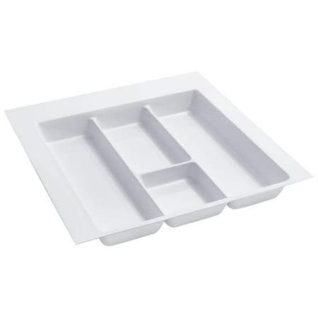 Rev-A-Shelf Value Line 21-3/4" Polymer Trim to Fit Glossy Utensil Silverware Tray Drawer Insert Organizer White