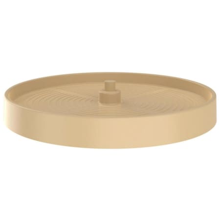 Rev-A-Shelf Lazy Daisy Polymer 1 Tier Single 18" Full Circle Bottom Mount Ridged Lazy Susan for Corner Wall Cabinets Almond