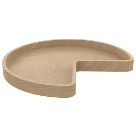 Rev-A-Shelf Lazy Daisy Banded Wood Single Shelf 24" Kidney Shaped Lazy Susan for Corner Base Cabinets - Shelf Only Maple