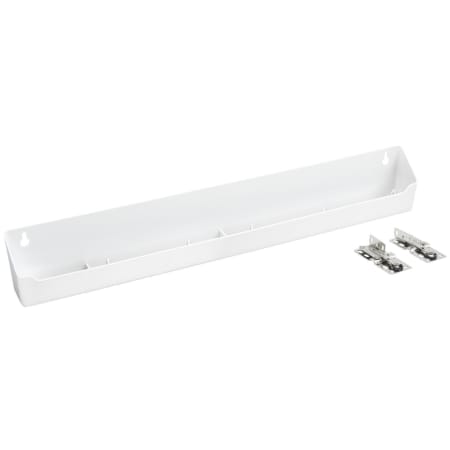 Rev-A-Shelf Lazy Daisy Single 22" Wide Polymer Tip-Out Tray with Hinges for Sink Base Cabinets White
