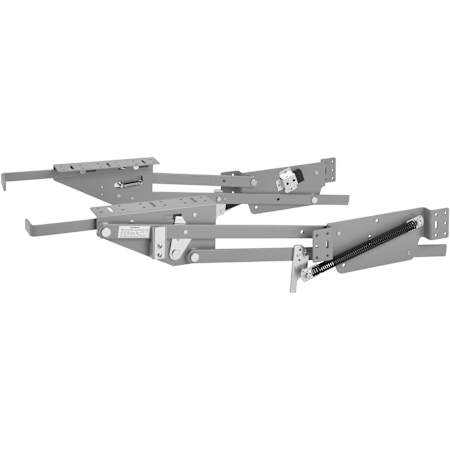 Rev-A-Shelf Modern 12"W Pull Out Stand Mixer Lift System for Base Cabinets Chrome