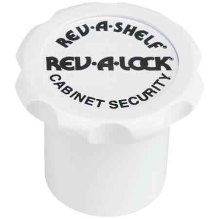 Rev-A-Shelf RL Child Cabinet Security Key Only White