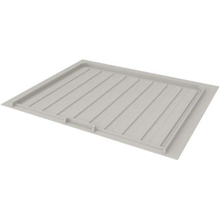 Rev-A-Shelf Classic Flex Polymer 28-1/2" X 23-1/4" Trim to Fit Sink Base Cabinet Under Sink Leak Protection Drip Tray / Mat Gray