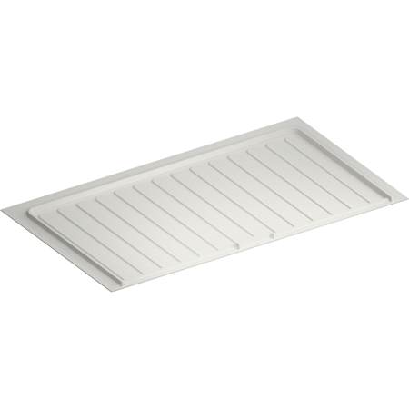 Rev-A-Shelf Classic 40-1/2" W Flexible Polymer Trim to Fit Under Sink Drip Tray for 39"-42" Sink Base Cabinets Matte White
