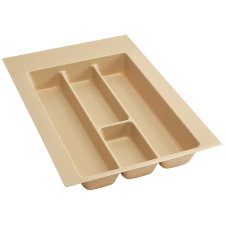 Rev-A-Shelf Value Line 14-1/4"W Polymer Trim to Fit Drop In Utensil Drawer Insert Organizer Almond