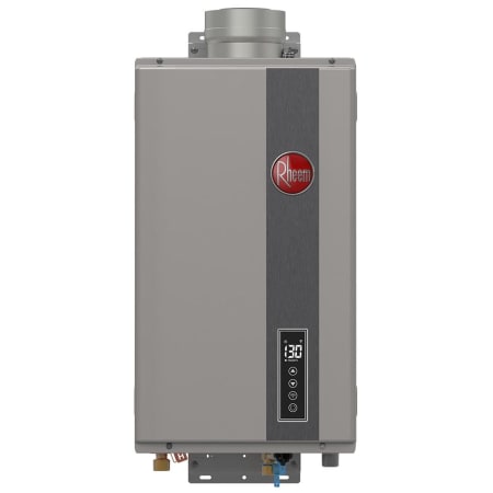 Rheem 9.5 GPM 199,900 BTU 120 Volt Residential Indoor Natural Gas Tankless Water Heater with Wi-Fi and LeakGuard Leak Detection Stainless Steel