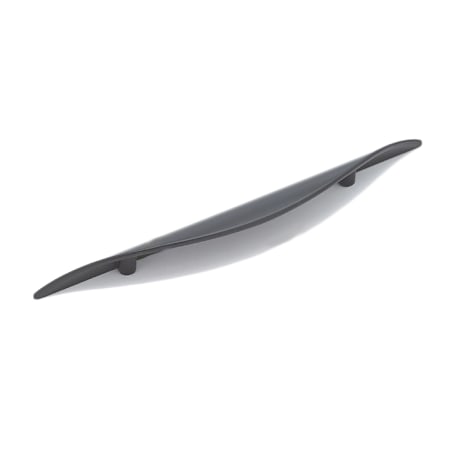 Richelieu 3-3/4 Inch Center to Center Finger Cabinet Pull from the Expression Collection Matte Black