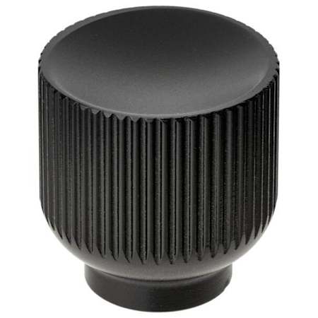 Richelieu Sophia 1-1/4 Inch Cylindrical Fluted Cabinet Knob Black