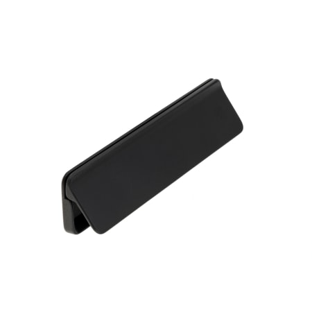 Richelieu 3-3/4 Inch Center to Center Finger Cabinet Pull Matte Black