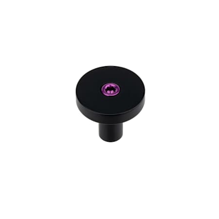 Richelieu 1-3/16 Inch Mushroom Cabinet Knob Matte Black