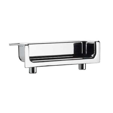 Richelieu 3-13/16 Inch Long Finger Cabinet Pull Chrome