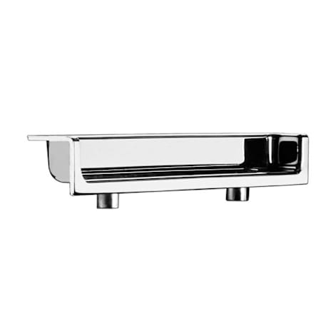 Richelieu 3-3/4 Inch Center to Center Flush Cabinet Pull Chrome