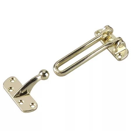 Richelieu 4-1/16 Inch Long Swing Bar Security Latch NOT TO BE SOLD AS SINGLES Brass