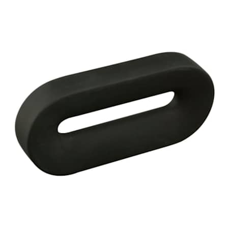 Richelieu 1-1/4 Inch Center to Center Oval Cabinet Pull Charcoal