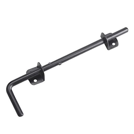 Richelieu 18-1/8 Inch Long Steel Cane Bolt Black