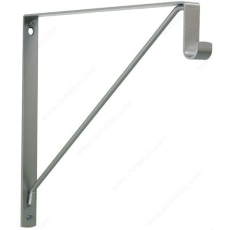 Richelieu Support for Oval Rod and Shelf Matte Nickel